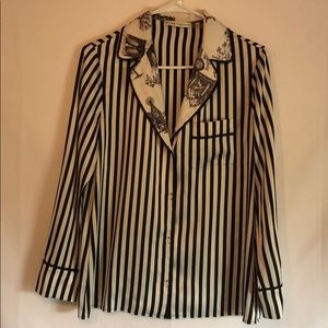 Alice + Olivia Silk Shirt